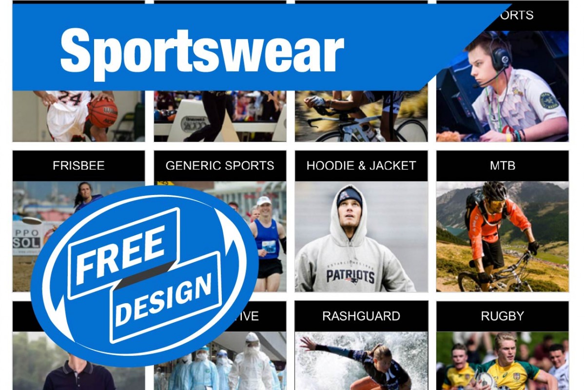 FREE Design for Sportswear (Just Pay Refundable Deposit)