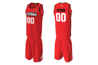 FNF - Basketball, Furious Titans Team Uniform, Sublimated Tops and Shorts