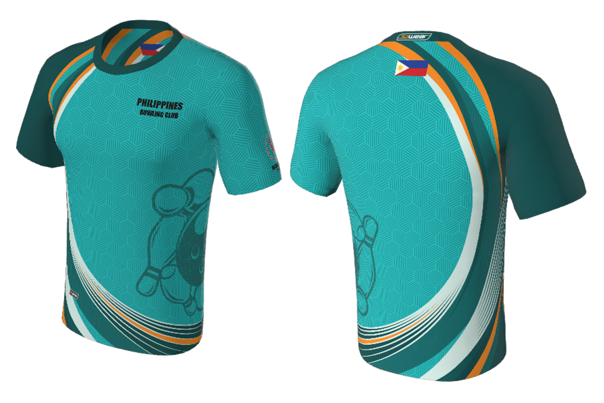 FNF -  Bowling, Teal Philippines Bowling Club, Sublimated Tshirt