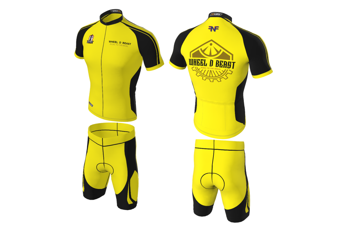 FNF - Cycling, Wheel D Beast Two Tone Cycling Set, Sublimated Tops & Shorts