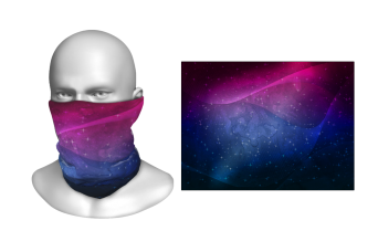 FNF - Head Gaiter, Nebula, Spandex