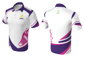 FNF2 - Badminton Polo Shirt, Sublimated T-Shirt