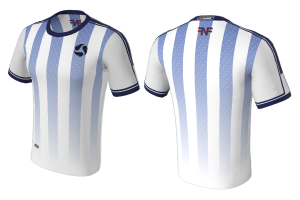 FNF2 -  Soccer, Blue White Soccer Club, Sublimated Tshirt