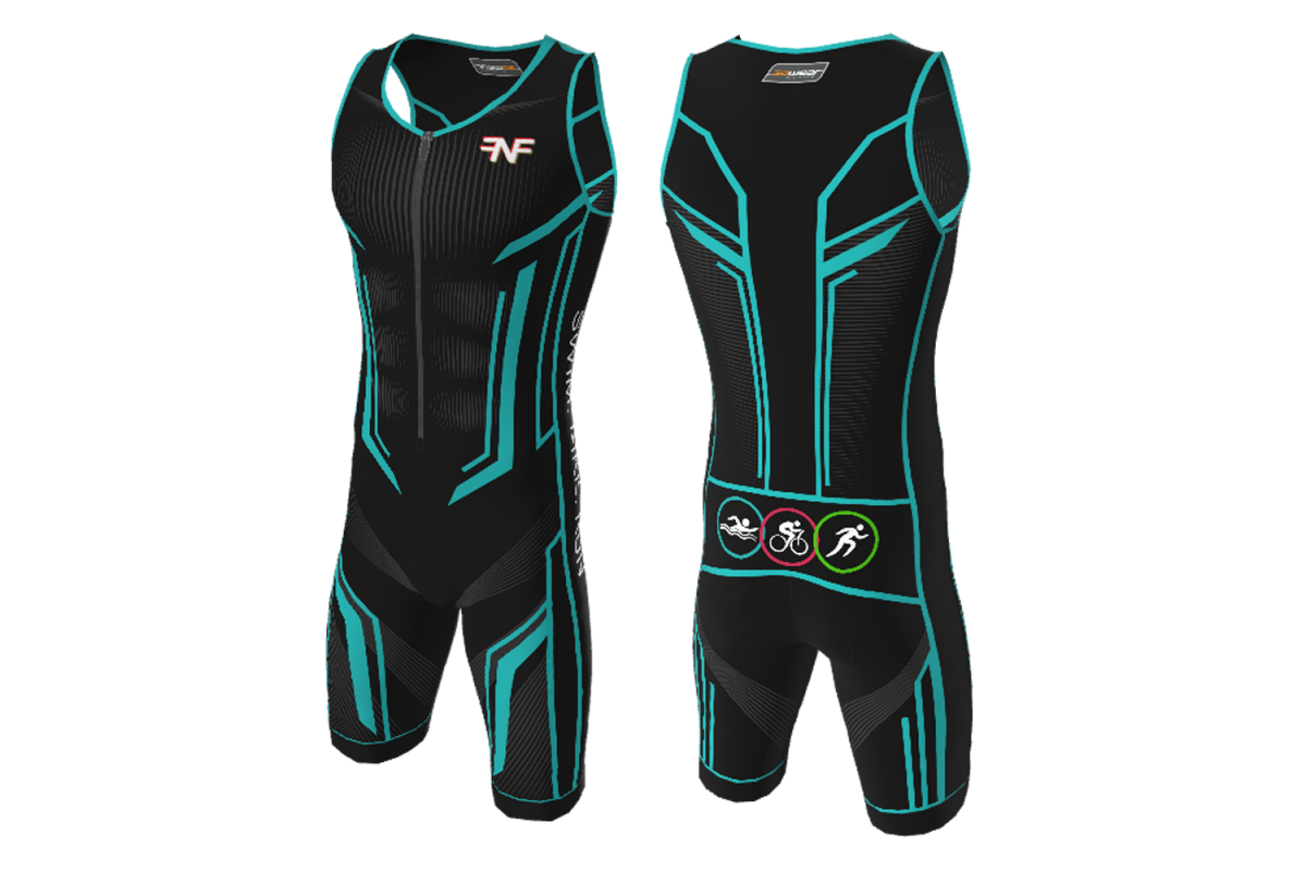 FNF - Triathlon, Tron Suit, Trisuit Sublimated Jersey
