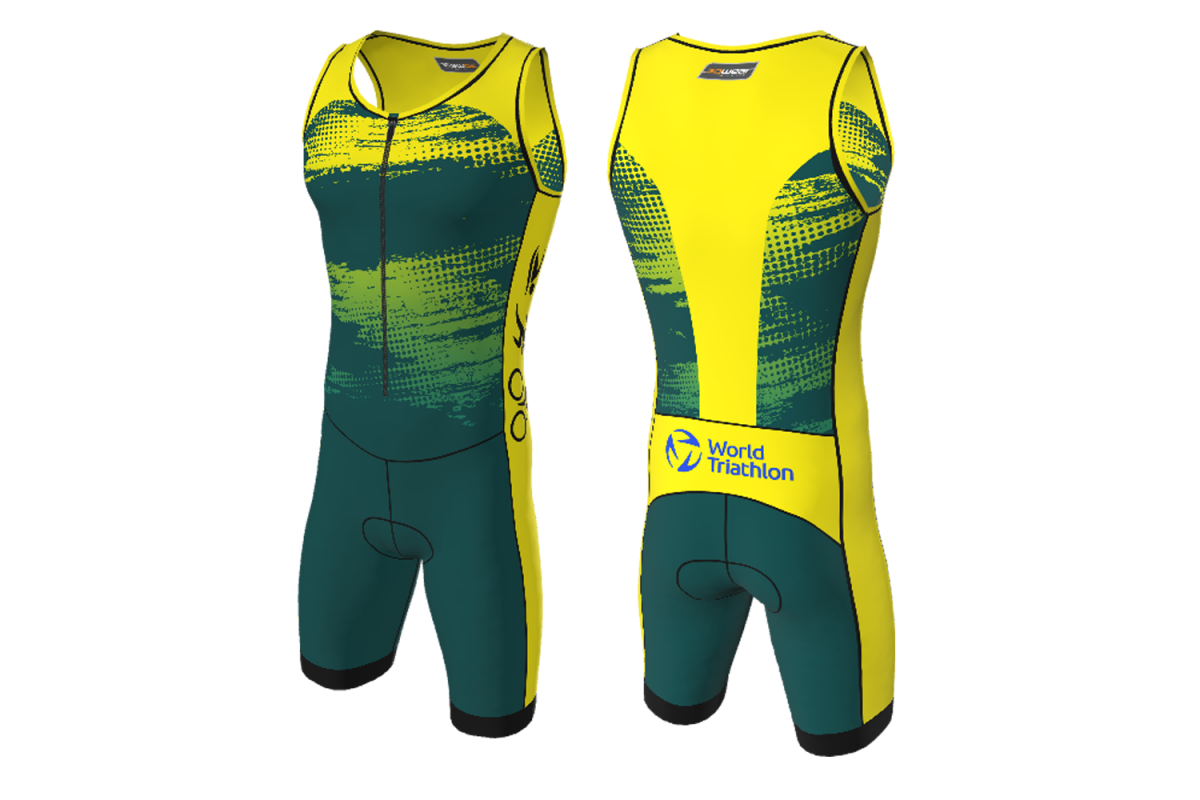 FNF - Triathlon, Green Hornet, Trisuit Sublimated Jersey