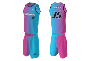 MVV - Basketball Jersey Miami Heat Blue-Pink Replica