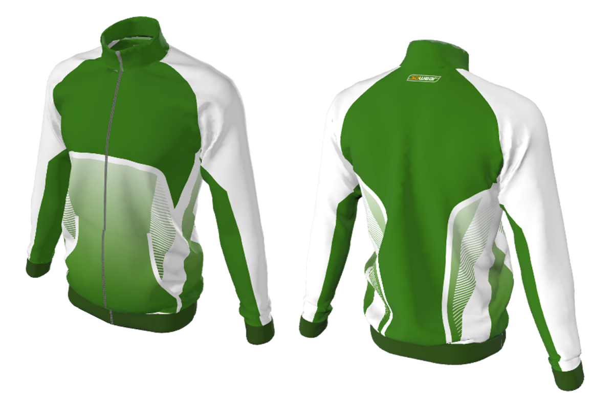 RAD - Jacket White Green Sublimated