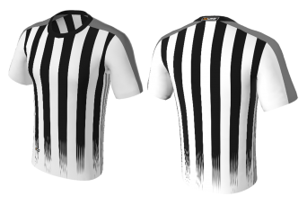 RAD - Soccer Jersey White Black Sublimated