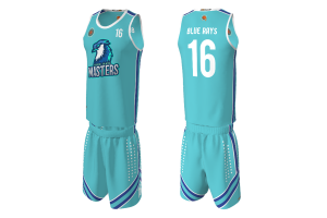 RAD2 - Blue Rays Masters Basketball Uniform 