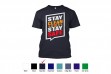 RAD - T-Shirt Cotton Front Design Stay Safe Tees, Covid